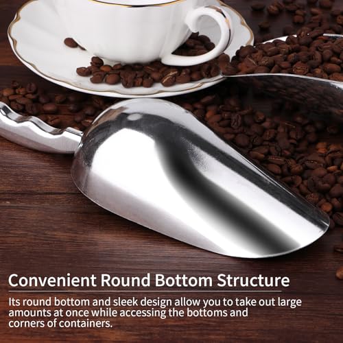 12 Oz Cast Aluminum Bar Ice Scoop