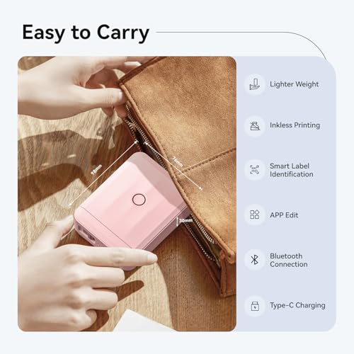 D110 Mini Label Maker Machine with Tape for Home School