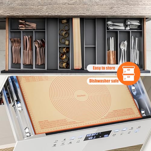 Silicone Pastry Mat 36x24 Inch Nonstick Baking Mat