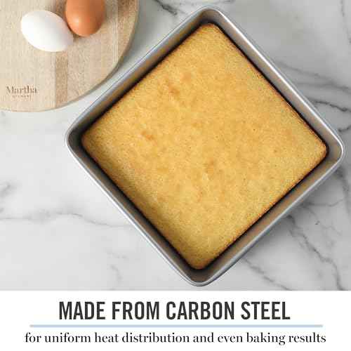 Gallen 9 Inch Square Nonstick Carbon Steel Cake Pan