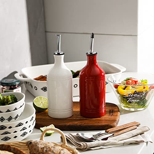 Sweejar Ceramic Olive Oil Dispenser Bottle