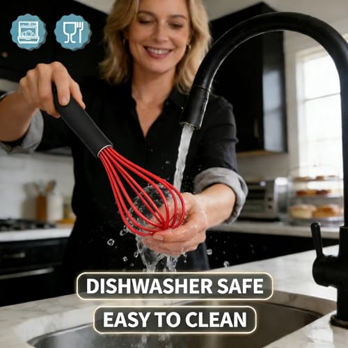 Silicone Kitchen Whisk Set of 4 (4 Count)