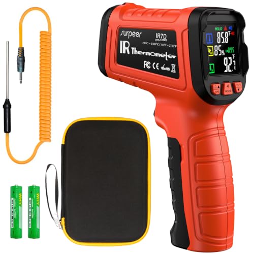 Infrared Thermometer Temperature Gun 2732°F 50