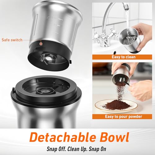 Electric Coffee and Spice Grinder