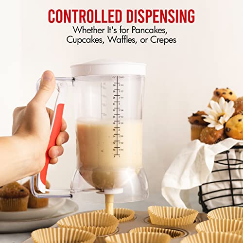 Mess Free Pancakes Pourer & Cupcake Batter Dispenser