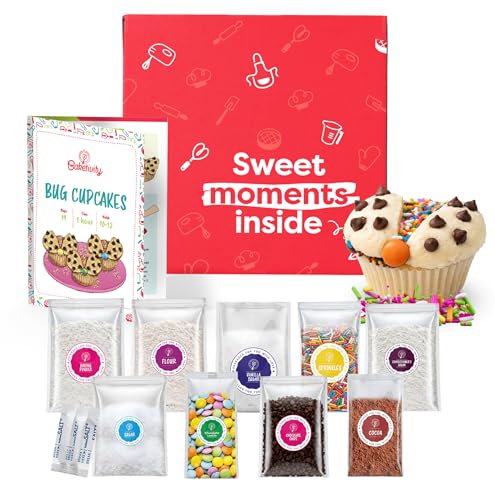 Bug Cupcakes Kids Baking Kit with Pre