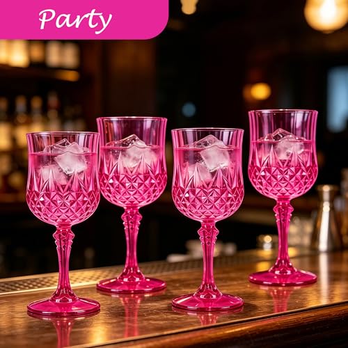24Pack Plastic Wine Glasses (24 Count)
