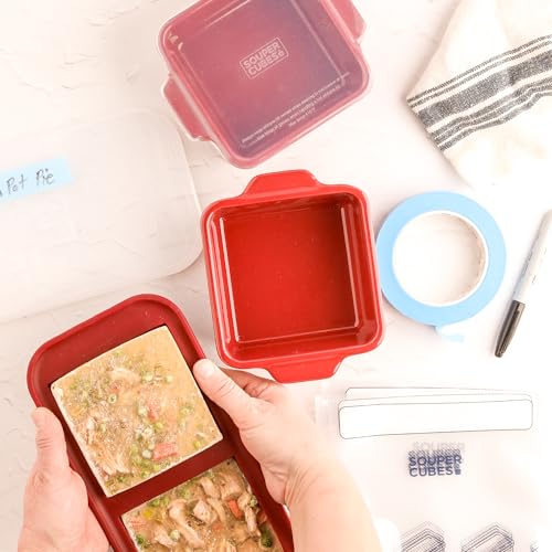 5x5" Ceramic Baking Dishes with Lids (2 Count)