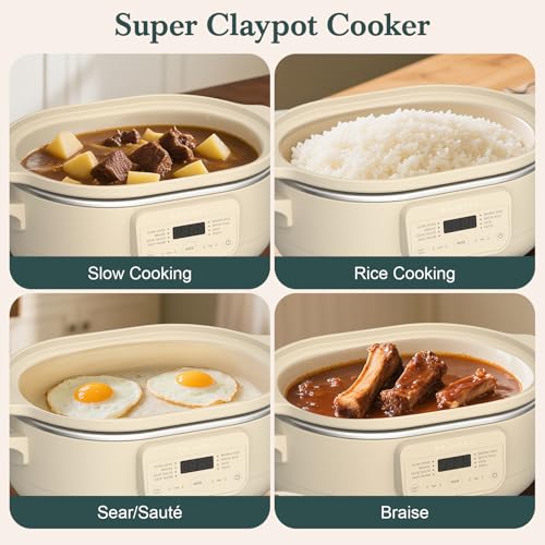 MAGNIFIQUE 4 Quart Programmable Casserole Slow Cooker