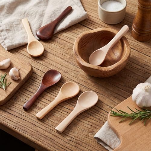 24 Pcs Small Wooden Spoons (24 Count)