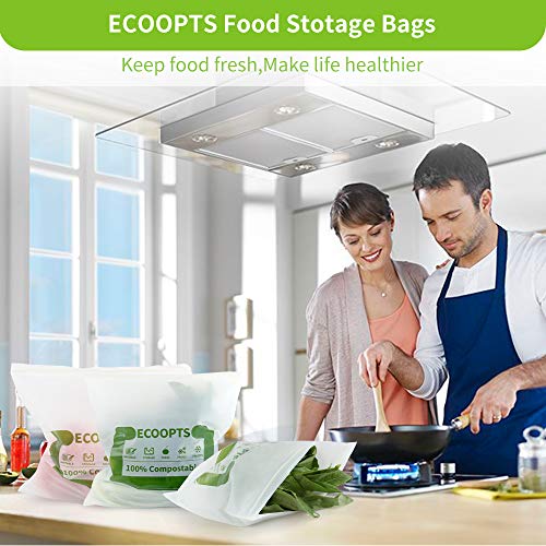 100% Compostable Large Gallon Zip Bag