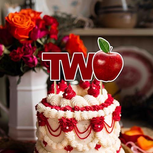 Apple Two Cake Topper