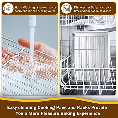 Stainless Steel Baking Sheet with Rack Set for Cookie