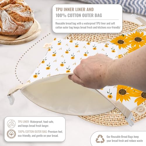 Reusable Bread Bag Set for Home Bakers (2 Count)
