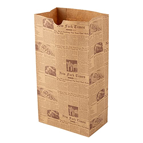 Bag Tek 6 Lb Disposable Lunch Bags 100 Sturdy Take Out Bags (100 Count)