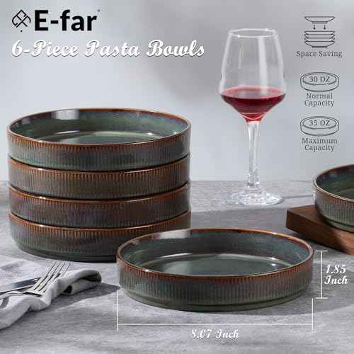 Pasta Bowls Set of 6 (6 Count)