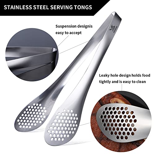 Chef Kitchen Tongs Stainless Steel Food Serving Tongs Set Buffet tongs