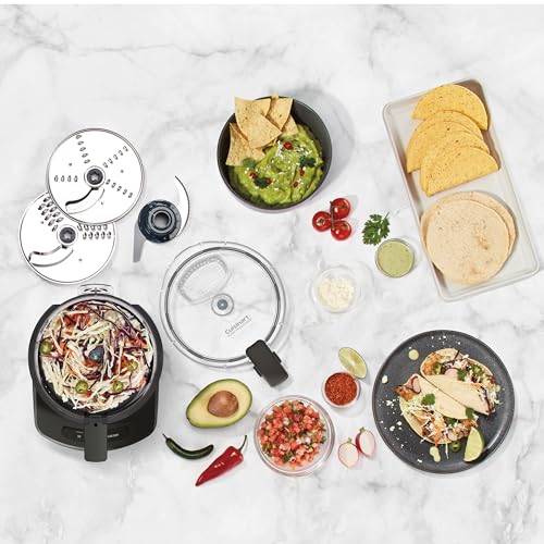 7 Cup Sleek and Modern Design Food Processor with Two Easy Controls and Universal Blade for Chopping
