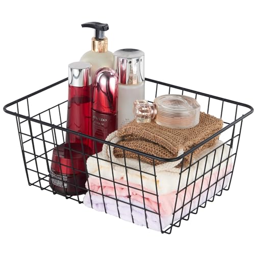 Extra Large】Wire Kitchen Storage Basket 4 Packs