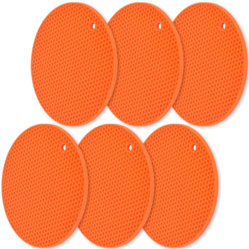Silicone Trivets Mat (6 Count)