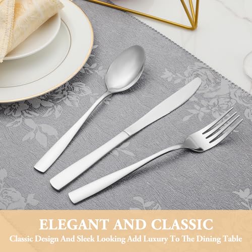 30 Piece Silverware Set Service for 6 (30 Count)