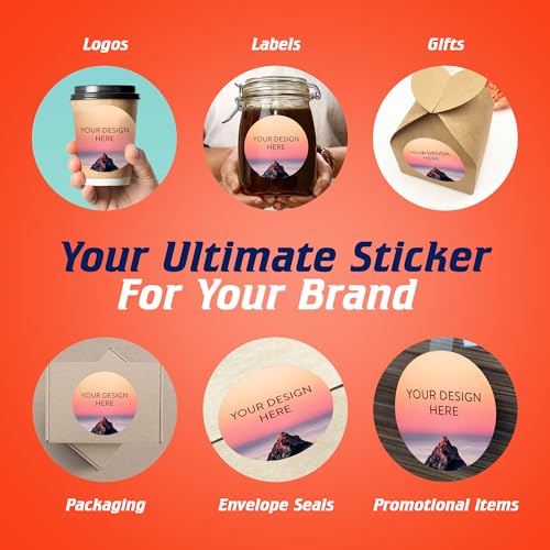100 Custom Vinyl Stickers (100 Count)