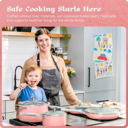 Premium Non Toxic Ceramic Cookware Set