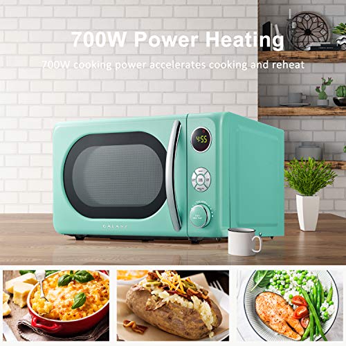 GLCMKA07GNR 07 Retro Microwave Oven