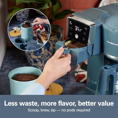 2 Way Drip Coffee Maker & Single Serve Coffee Machine