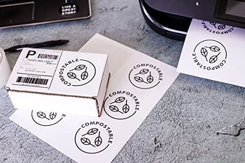 White Sticker FBA Labels (150 Count)