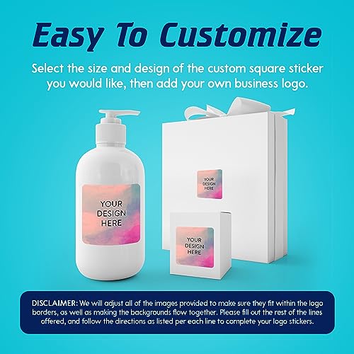 100 Custom Vinyl Stickers (100 Count)