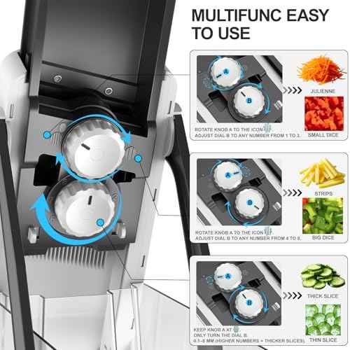 Safe Mandoline Potato Slicer Pro