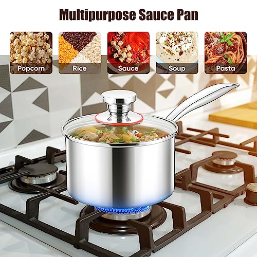 Triply Stainless Steel Saucepan Set