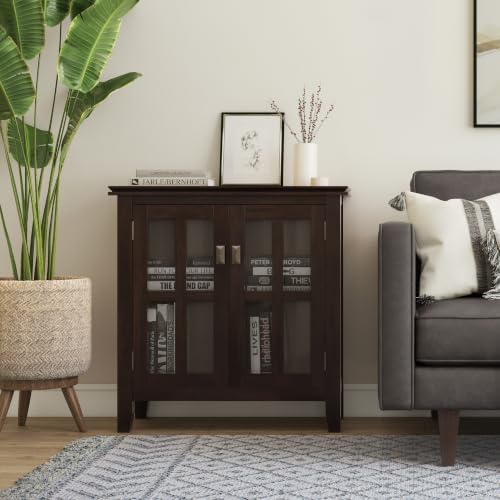 Artisan 38" Wide Solid Wood Cabinet in Brunette Brown