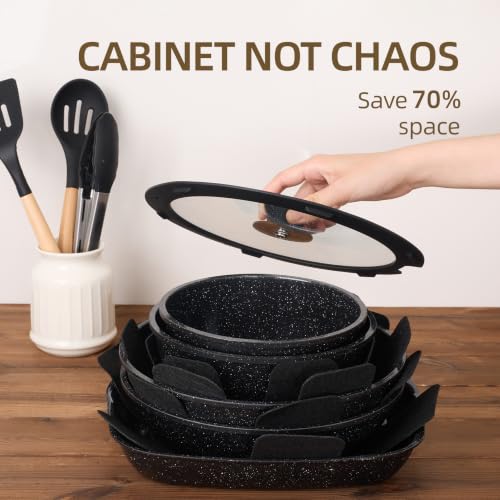 24pcs Ceramic Pots and Pans Set