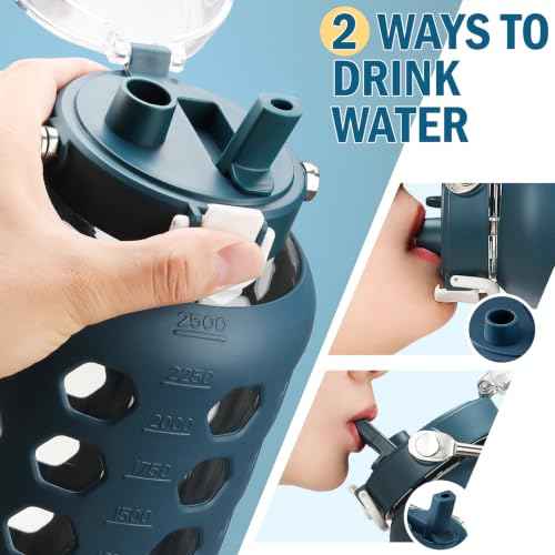 84 oz Glass Water Bottle