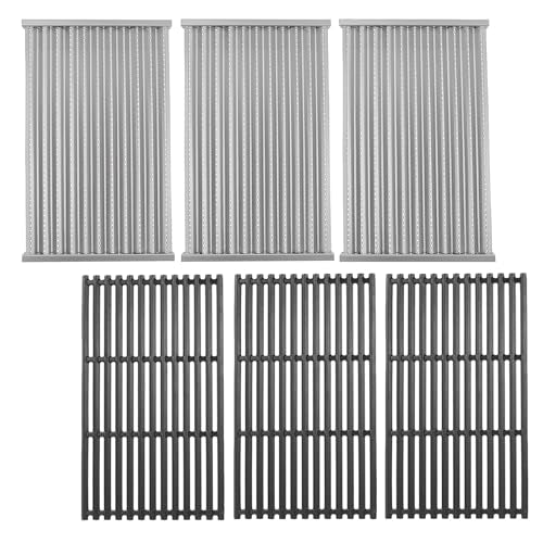 17" Grill Grates and Emitter for Charbroil TRU Infrared 4 (6 Count)