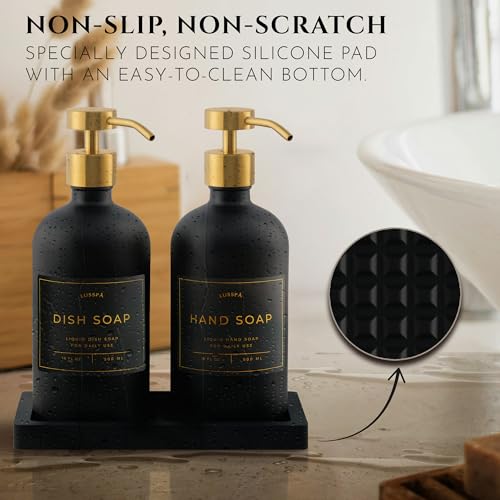 Glass Soap Dispenser Set of 2 (2 Count)