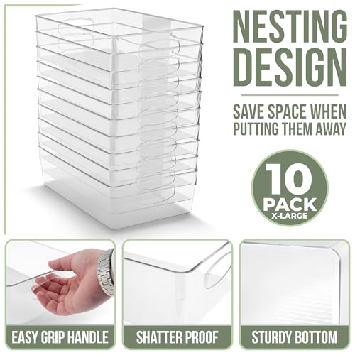 Fridge Organizers and Storage (10 Count)