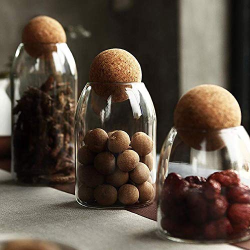 1200ML 40Oz Glass Storage Container with Ball Cork