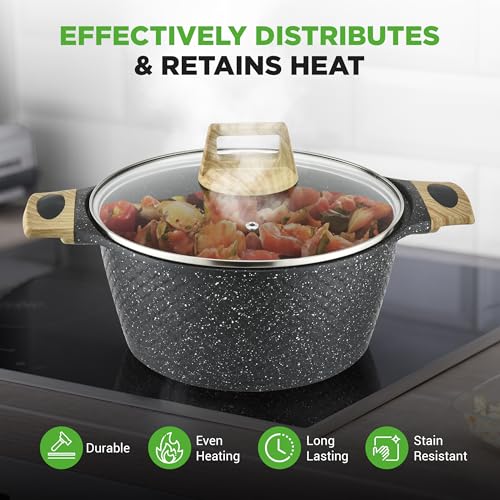 22 Piece Nonstick Ceramic Cookware Set