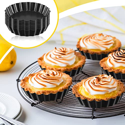 32 Pcs 3 Inch Tart Pans Nonstick