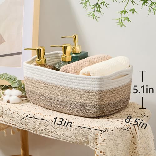 Small Storage Baskets for Organizing (3 Count)