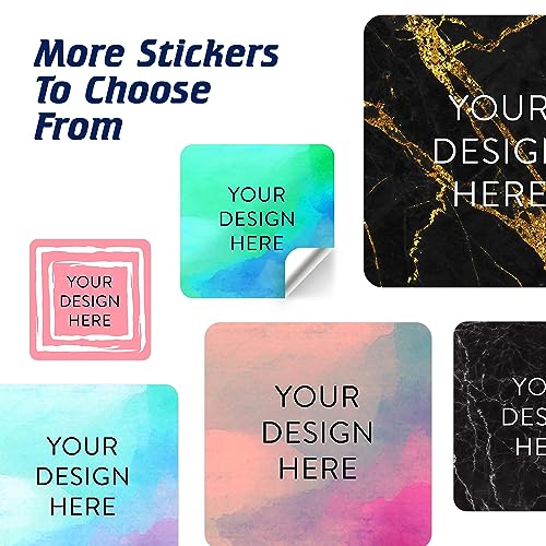 100 Custom Vinyl Stickers (100 Count)