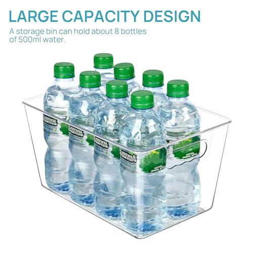 4 Pack Clear Storage Bins (4 Count)