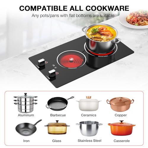 2 Burner Electric Cooktop