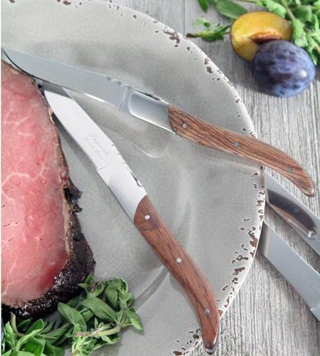 Laguiole Connoisseur Rosewood Steak Knives (4 Count)
