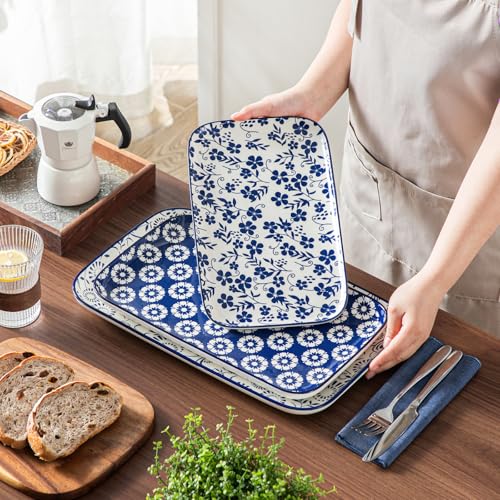 SELENE Ceramic Serving Platters Set of 3 (3 Count)
