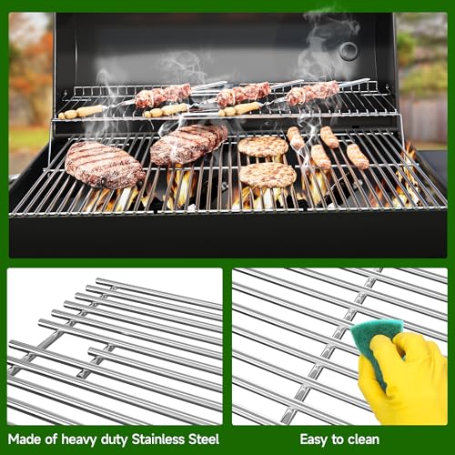 17" Stainless Steel Cooking Grates for Charbroil Commercial Infrared 3 Burner 463355220 463242516 463242515 466242615 463243016