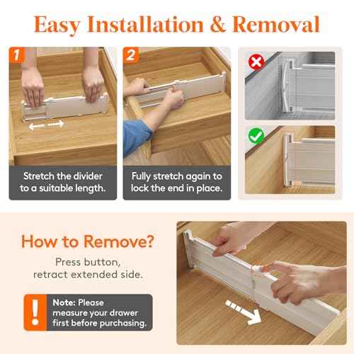 5 Pack 4" High Drawer Dividers (5 Count)